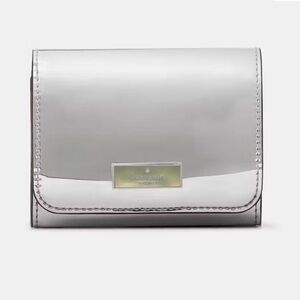 Kate Spade Bridget Mirror Metallic Small L-Zip Wallet